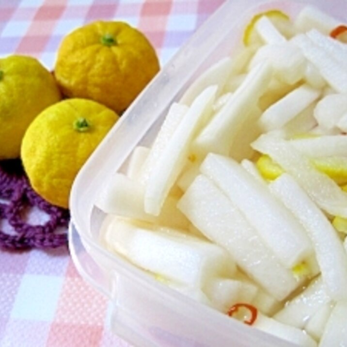 ジップロックで簡単 ゆず大根 レシピ 作り方 By Jackychappy 楽天レシピ